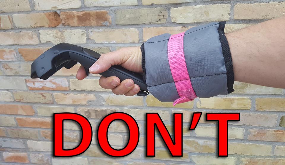 Should I use wrist weights to increase my VR workout? (NO) Packet39